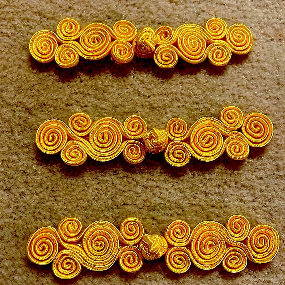 Elegant Gold Swirl Embellishments 12 for $17